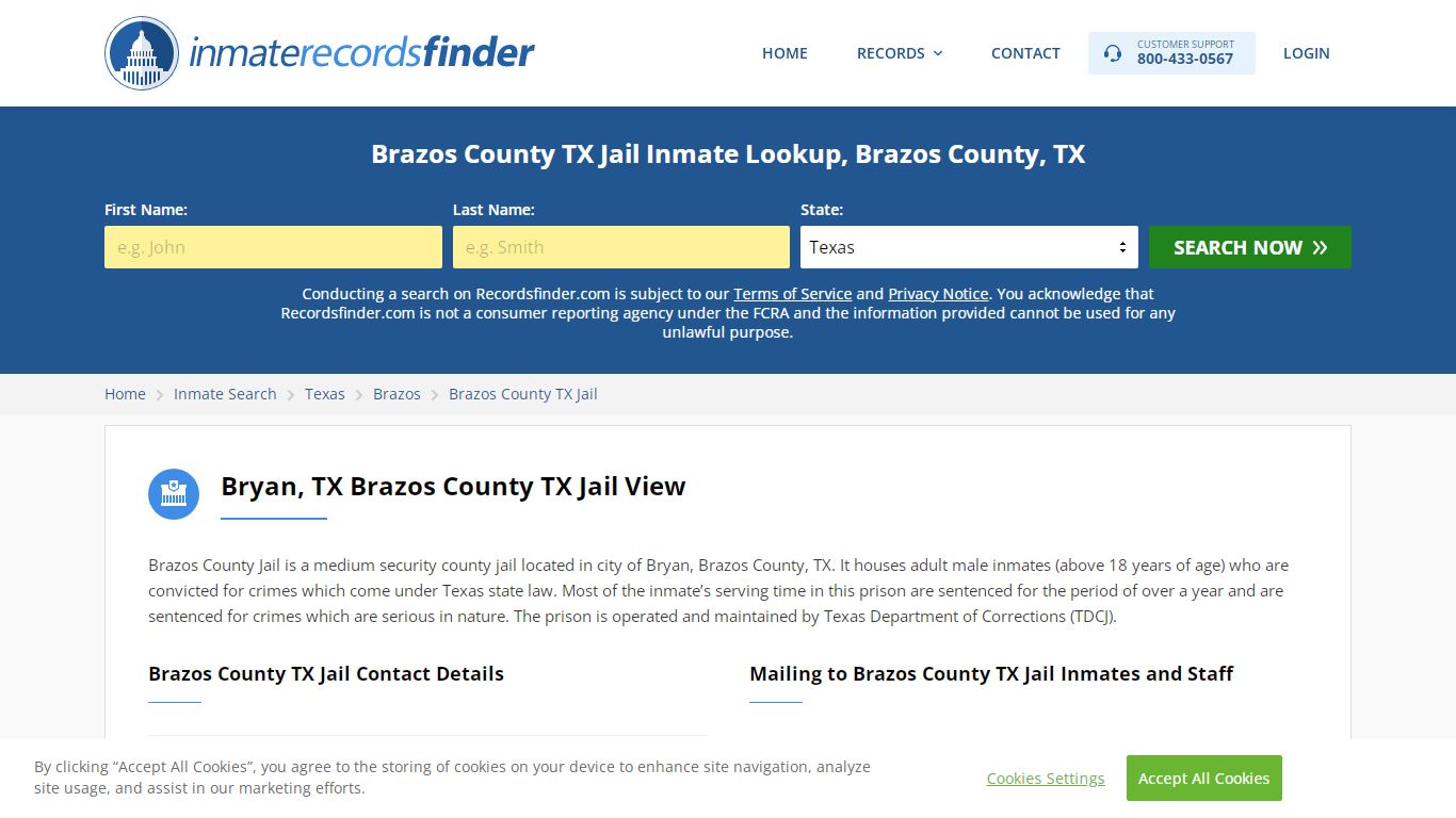 Brazos County TX Jail Roster & Inmate Search, Brazos ...